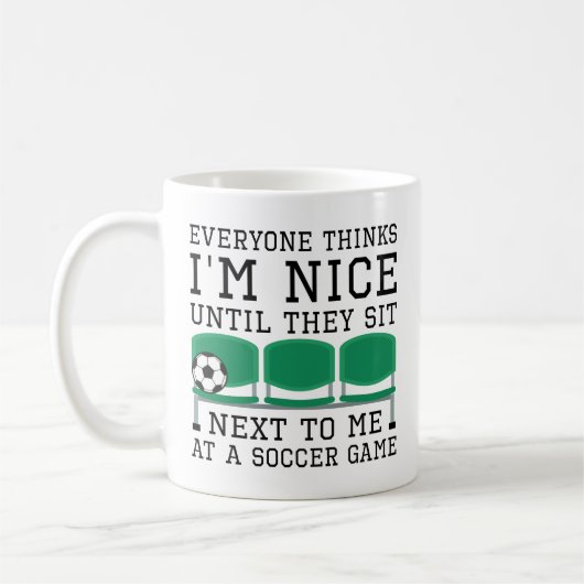 Jeder denkt, ich sei nett kaffeetasse (Links)