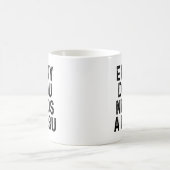 Jeder Dudu braucht ein Bubu Lustiger Paarzitat Kaffeetasse (Mittel)