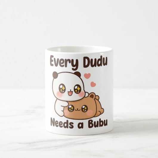 Jeder Dudu braucht einen Bubu Panda Becher l Cute Kaffeetasse (Mittel)