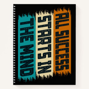 Jeder Erfolg beginnt im Kopf Notizblock