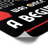 Jeder Experte war einmal Anfänger | MOTIVIEREND Poster (Ecke)