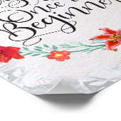 Jeder Experte war einmal ein Anfängergeschenk Poster (Ecke)