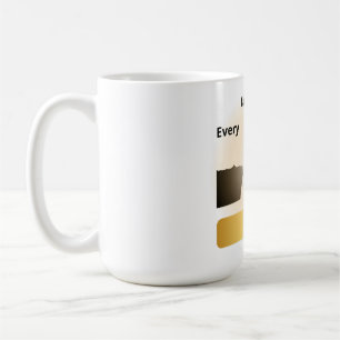 "Jeder Fall ist der Beginn eines Aufstiegs – Sprun Kaffeetasse