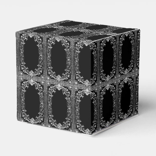 Jeder Fall Silver Frame Cube Geschenkschachtel (Rückseite)