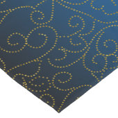 Jeder farbige schwarze Ombre Zwei-Gold-Rentierferi Kurzer Tischläufer (Ecke)