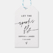 JEDER FEHLERKARTE, AUSGESCHLOSSEN, FLITTERKARTE Ge Geschenkanhänger (Vorderseite)