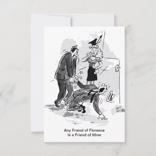 Jeder Freund von Florenz ist ein Freund von mir, l Save The Date (Vorderseite)