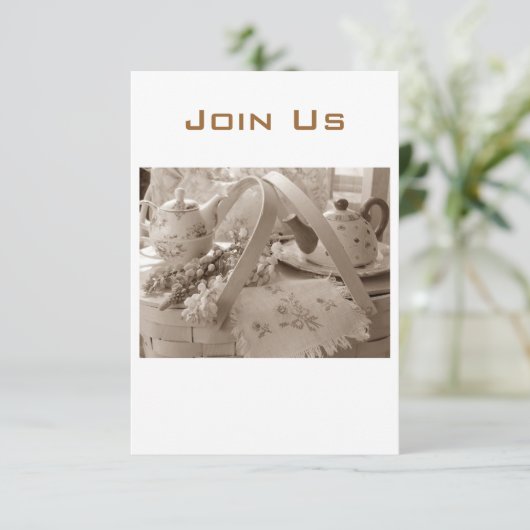 JEDER FRÜHER ODER SOMMER KOMMT GEMEINSAM INVITATIO EINLADUNG (Stehend Vorderseite)