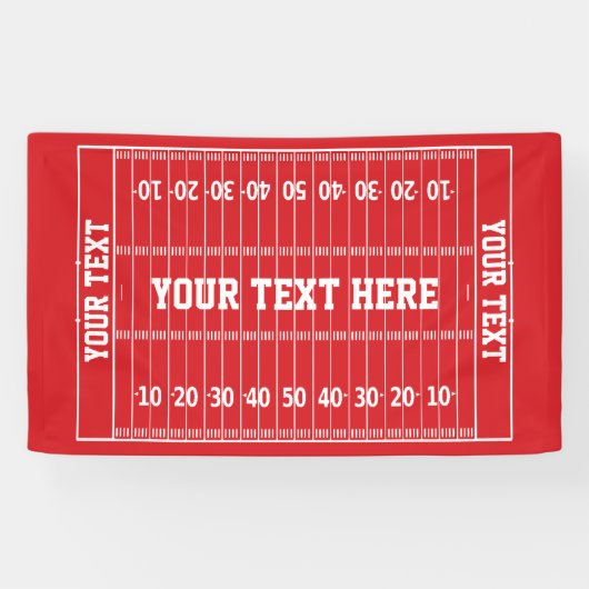 Jeder Fußball, der in Ihrem Farbgitter spielt Banner (Horizontal)