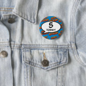 Jeder Geburtstag Alter Spaß Retro-Comic Button (Beispiel)