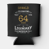 Jeder Geburtstag Black Gold Legendary Funny Dosenkühler (Vorderseite)