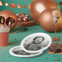 JEDER Geburtstag Chic White Typografy Foto Party