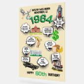 Jeder Geburtstag Spaß Fakten Acrylschild (Winkel)