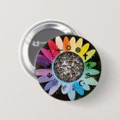 Jeder gehört zur Diversity-Integration Button (Vorne & Hinten)