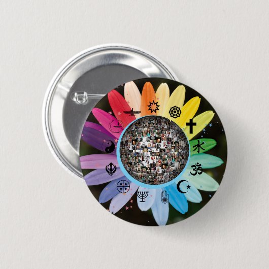 Jeder gehört zur Diversity-Integration Button (Vorne & Hinten)