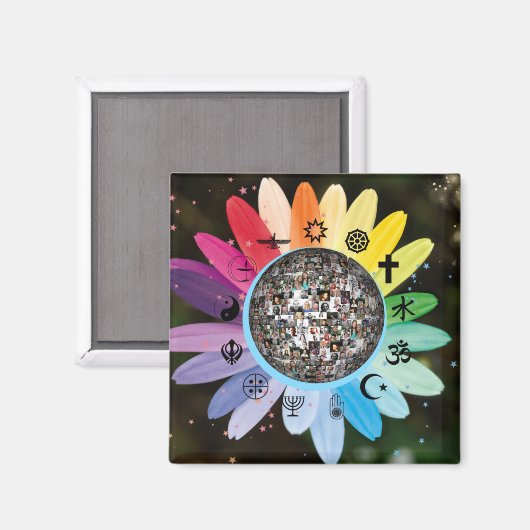 Jeder gehört zur Diversity-Integration Magnet (Vorderseite/Rückseite)