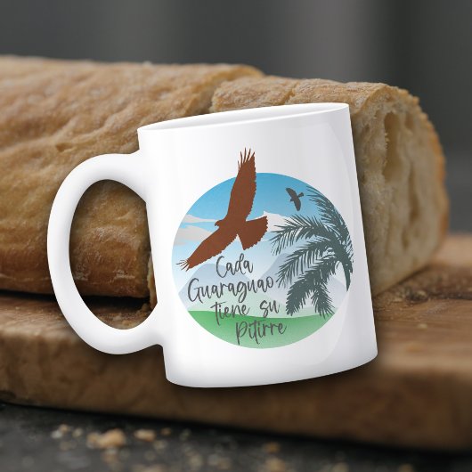 Jeder Guaraguao hat seinen Pitirre Kaffeetasse