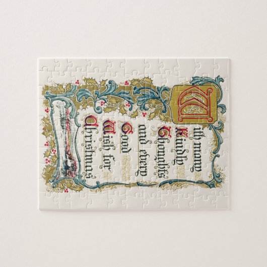 Jeder gute Wunsch nach Weihnachten Puzzle (Horizontal)