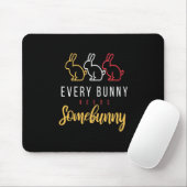 Jeder Hase braucht etwas Sonne Mousepad (Mit Mouse)