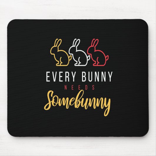 Jeder Hase braucht etwas Sonne Mousepad (Vorne)