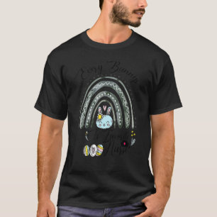 Jeder Hase ist Lieblingskrankenschwester Regenboge T-Shirt