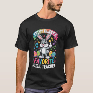 Jeder Hase Lieblingsmusiklehrer Frohe Ostern T-Shirt