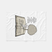 Jeder hat eine Geschichte Fleecedecke (Vorderseite (Horizontal))