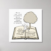 Jeder hat eine Geschichte Leinwanddruck (Vorderseite)