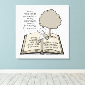 Jeder hat eine Geschichte Leinwanddruck (Insitu (Holzboden))