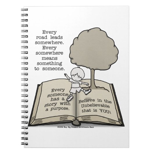 Jeder hat eine Geschichte Notizblock (Vorderseite)