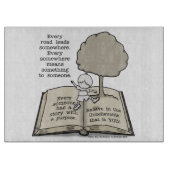 Jeder hat eine Geschichte Schneidebrett (Vorderseite)