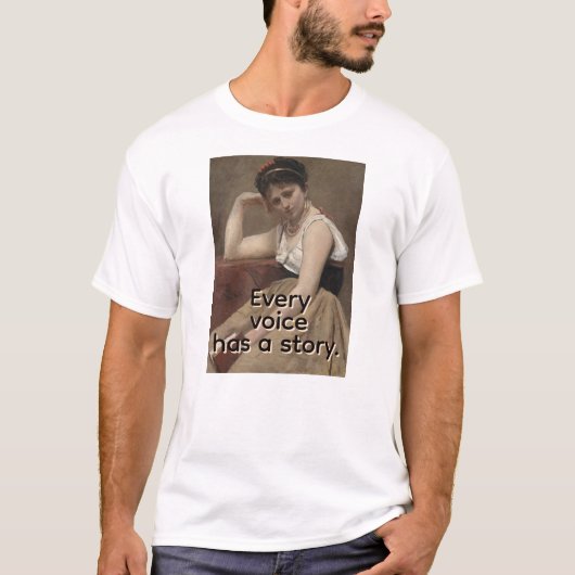 Jeder hat eine Stimme T-Shirt (Vorderseite)