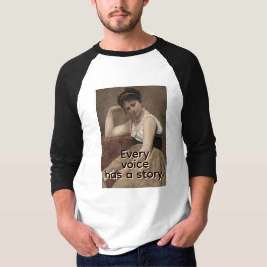 Jeder hat eine Stimme T-Shirt (Vorderseite)