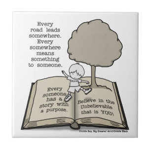 Jeder hat Geschichte Fliese