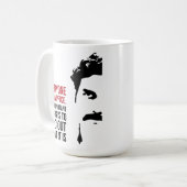 Jeder hat seinen Preis Kaffeetasse (Vorderseite Links)