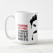 Jeder hat seinen Preis Kaffeetasse (Links)