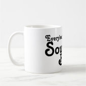 Jeder Herzen ein südlicher Junge Kaffeetasse (Links)