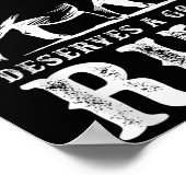 Jeder Hintern verdient eine gute Grillen über rauc Poster (Ecke)