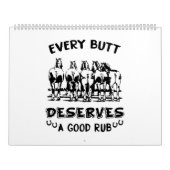 Jeder Hintern verdient einen guten Reitstall Kalender (Titelbild)