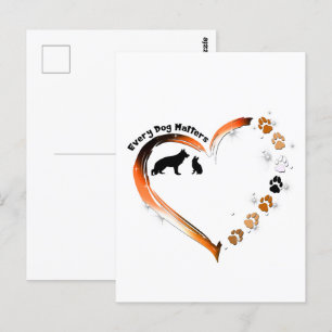 Jeder Hund, der deutsche Hirte ist, ist für die Pf Postkarte