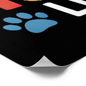 Jeder Hund verdient einen Menschen wie mich Poster (Ecke)