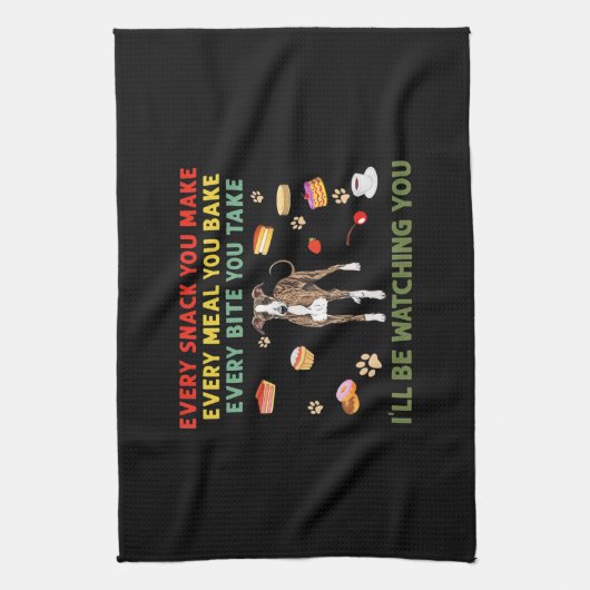 Jeder Imbiss, den Sie machen jede Mahlzeit, die Si Geschirrtuch (Vertikal)