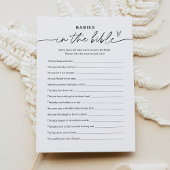 JEDER in der Bibel-Baby-Duschkarte Einladung