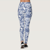 Jeder in Harmony Toile de Jouy (Indigofarbe) Leggings (Rückseite)