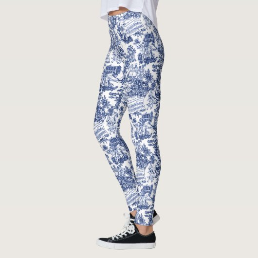 Jeder in Harmony Toile de Jouy (Indigofarbe) Leggings (Links)
