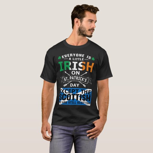 Jeder irische Scottish St Patrick Day T - Shirt (Vorne ganz)