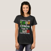 Jeder ist am St. Patricks Day ein bisschen irisch, T-Shirt (Vorne ganz)