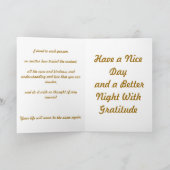 Jeder ist auf der Balcony Motivation Karte (Innenseite)