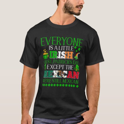 Jeder ist bei St. Patrick's Day Prou ein bisschen T-Shirt (Vorderseite)