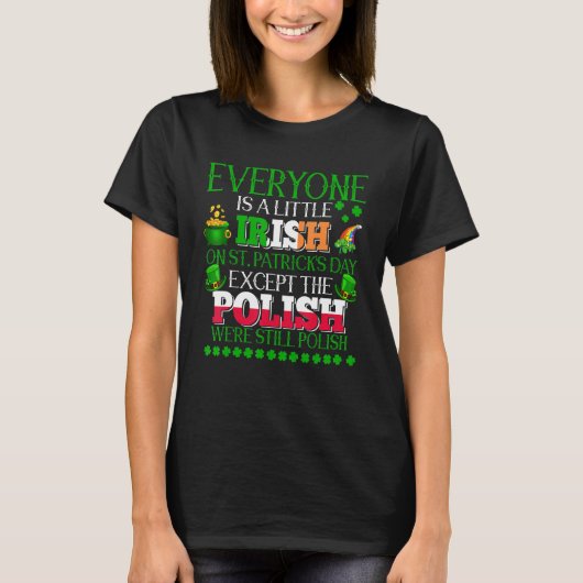 Jeder ist bei St. Patrick's Day Prou ein bisschen T-Shirt (Vorderseite)